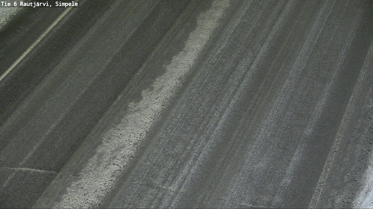 Weather Camera Image Road 6 Rautjärvi, Simpele, Rautjärvi, Etelä-Karjala