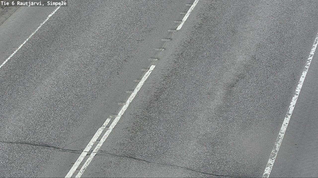 Weather Camera Image Road 6 Rautjärvi, Simpele, Rautjärvi, Etelä-Karjala