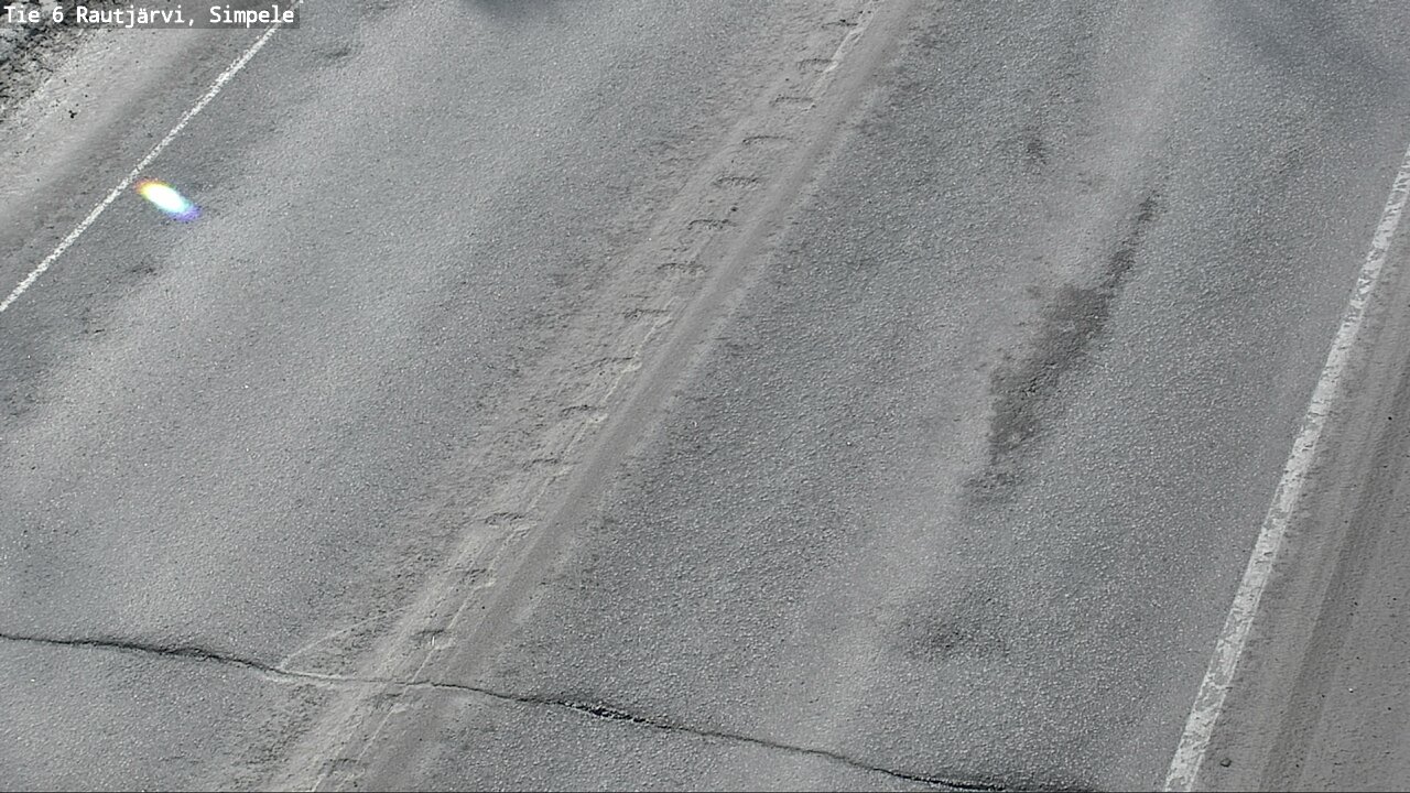 Weather Camera Image Road 6 Rautjärvi, Simpele, Rautjärvi, Etelä-Karjala