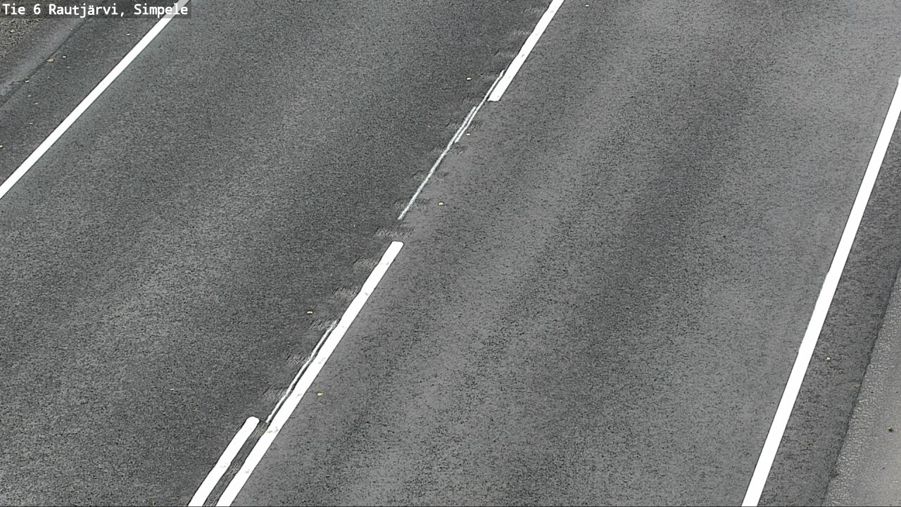 Weather Camera Image Road 6 Rautjärvi, Simpele, Rautjärvi, Etelä-Karjala