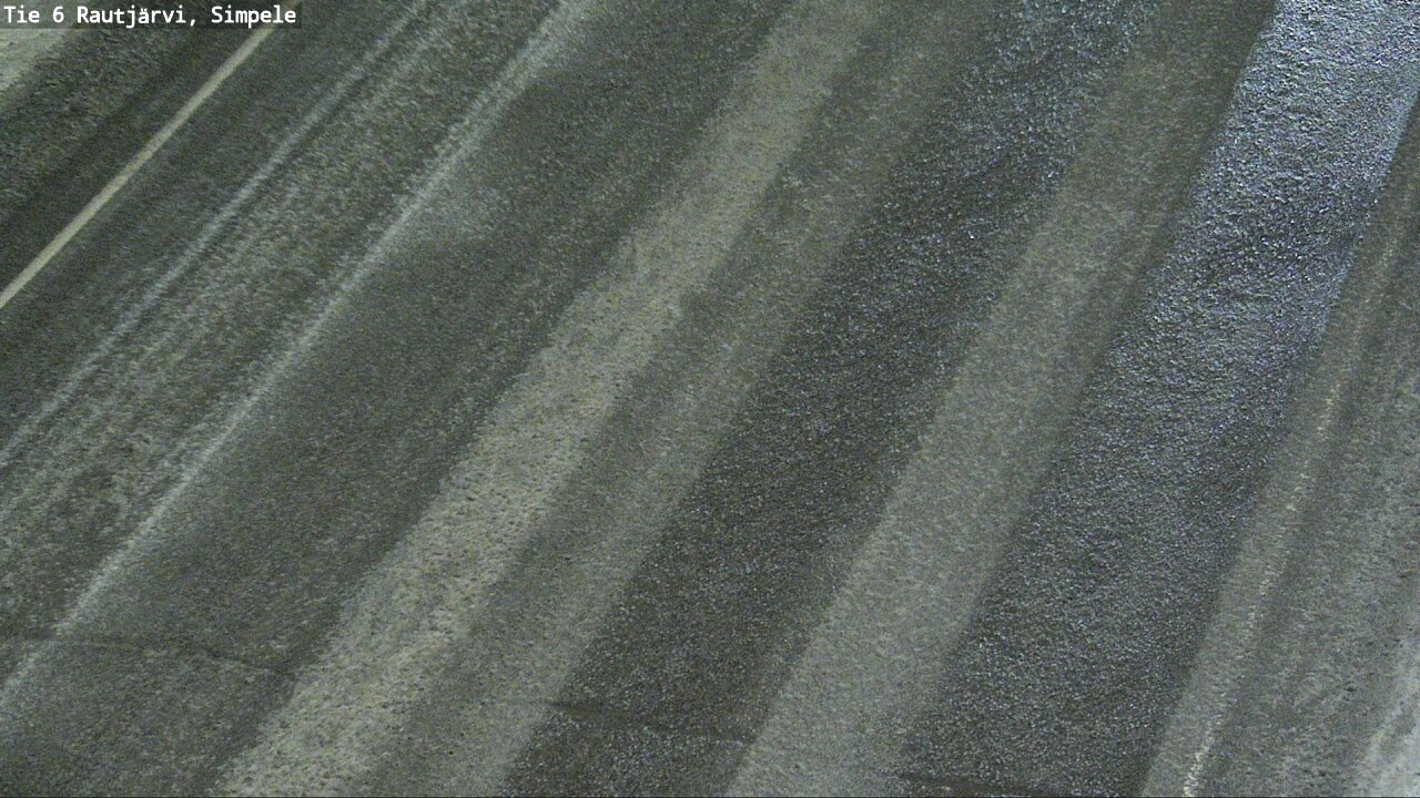 Weather Camera Image Road 6 Rautjärvi, Simpele, Rautjärvi, Etelä-Karjala