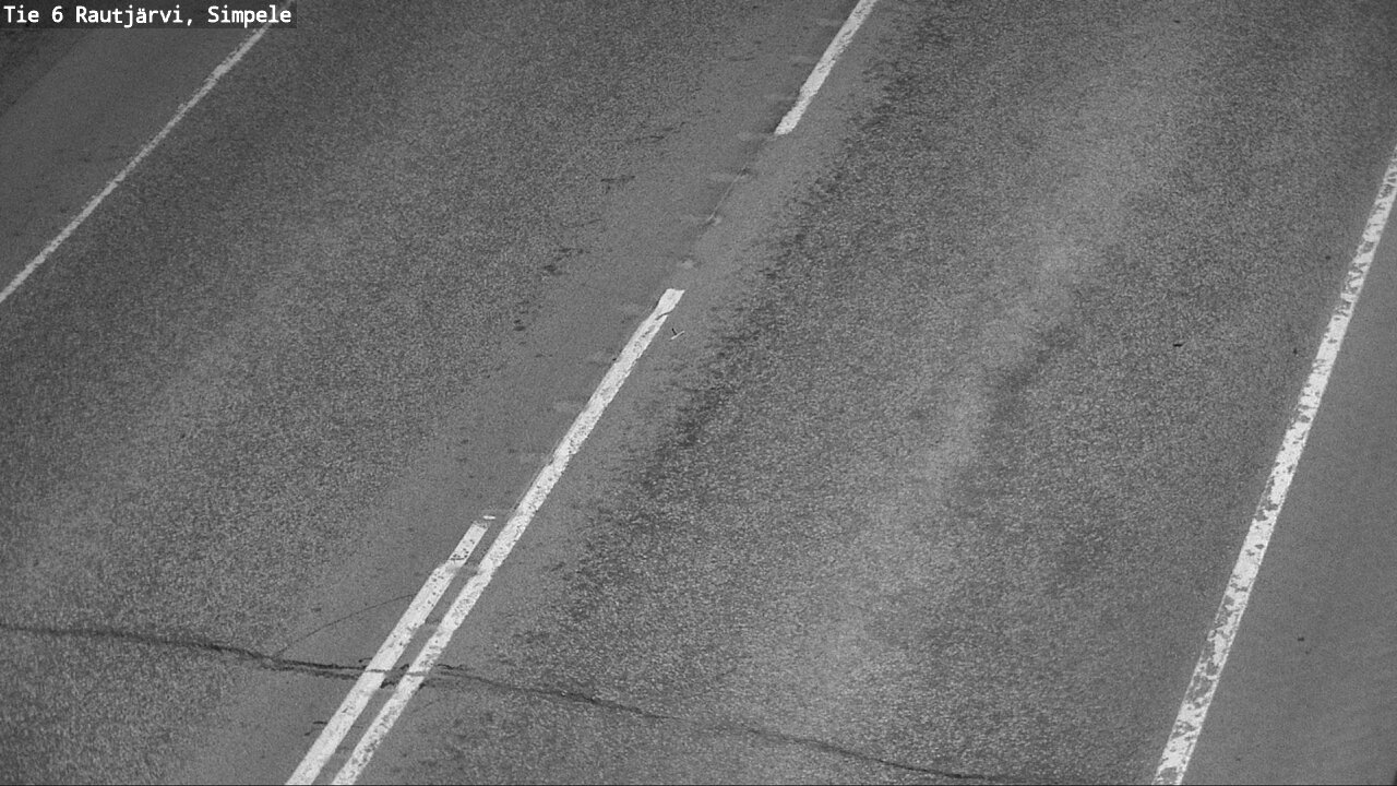 Weather Camera Image Road 6 Rautjärvi, Simpele, Rautjärvi, Etelä-Karjala
