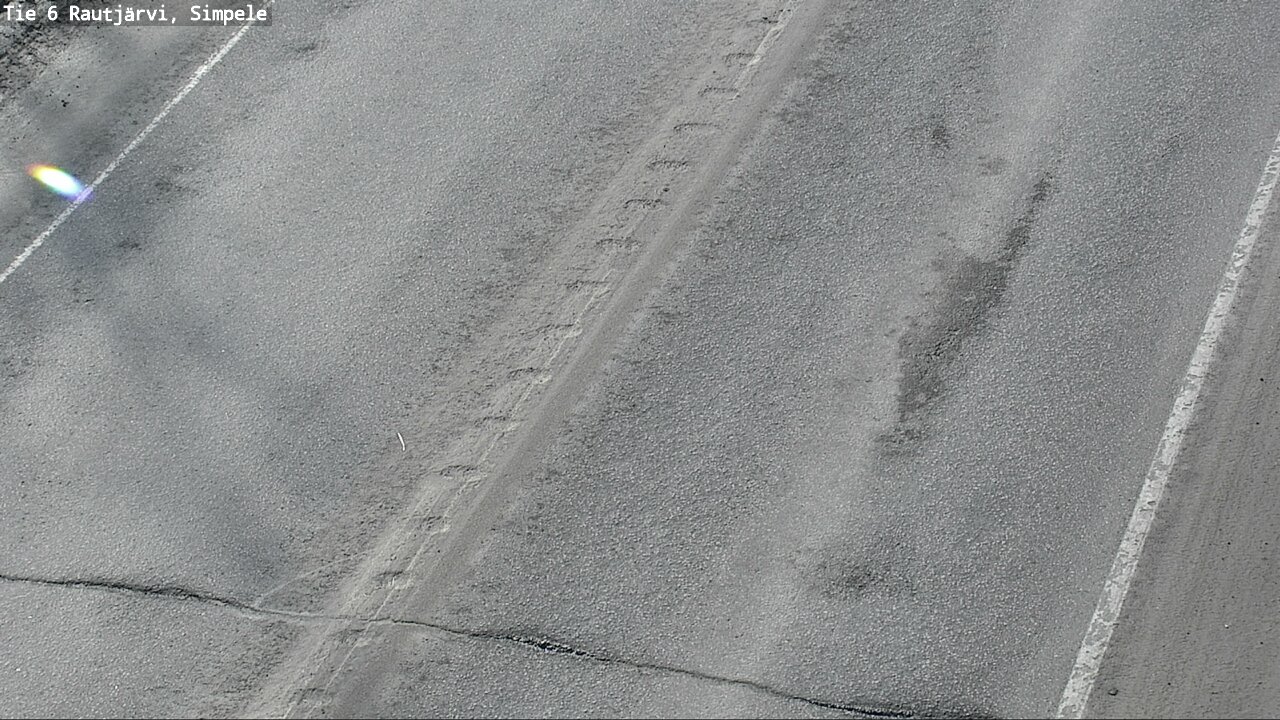 Weather Camera Image Road 6 Rautjärvi, Simpele, Rautjärvi, Etelä-Karjala