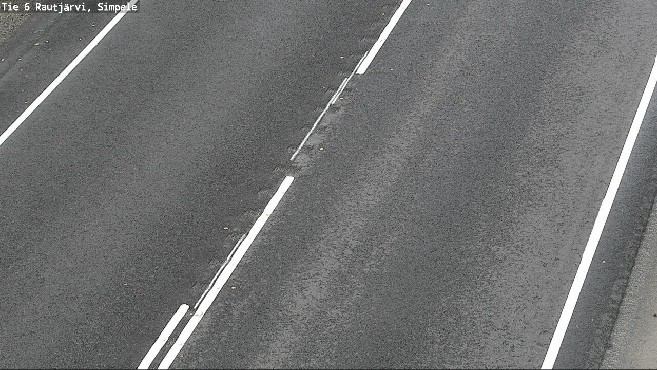 Weather Camera Image Road 6 Rautjärvi, Simpele, Rautjärvi, Etelä-Karjala