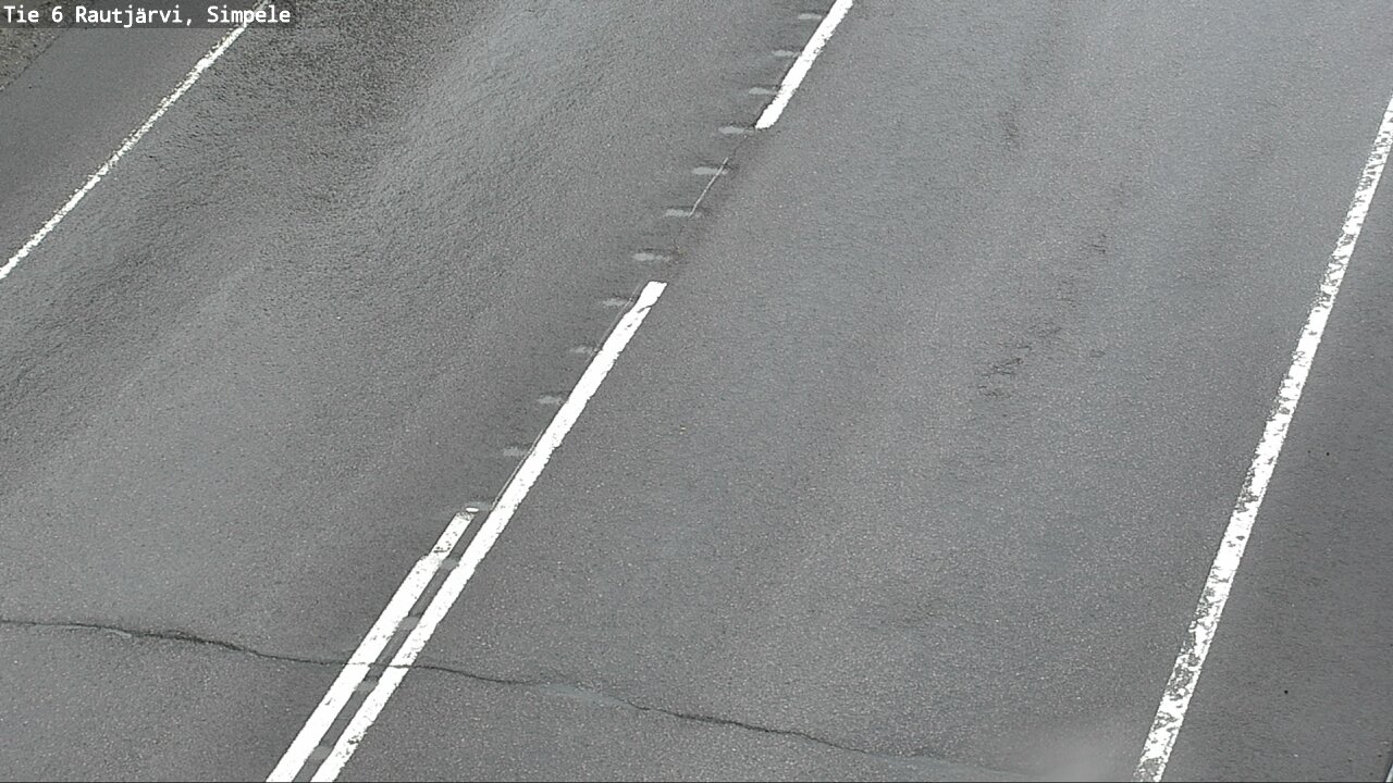 Weather Camera Image Road 6 Rautjärvi, Simpele, Rautjärvi, Etelä-Karjala