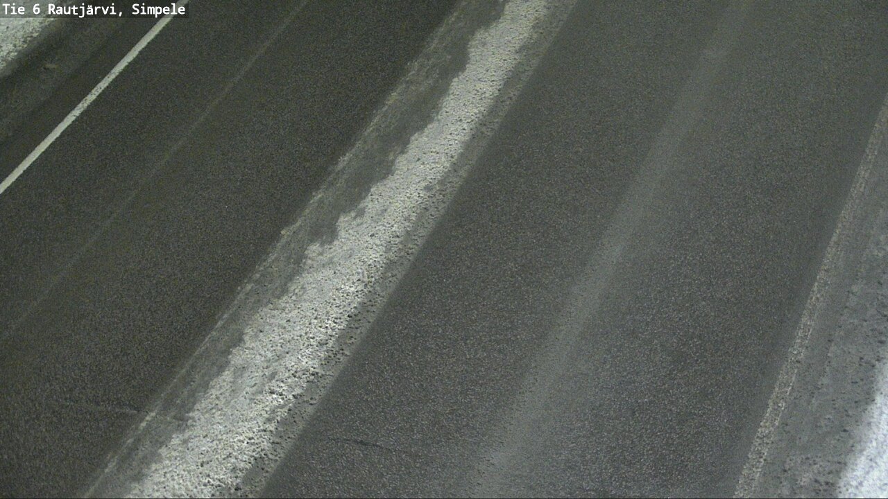 Weather Camera Image Road 6 Rautjärvi, Simpele, Rautjärvi, Etelä-Karjala
