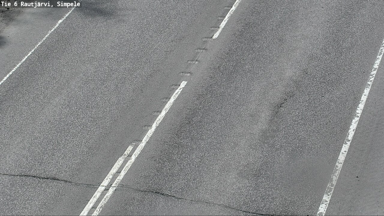 Weather Camera Image Väg 6 Rautjärvi, Simpele, Rautjärvi, Etelä-Karjala