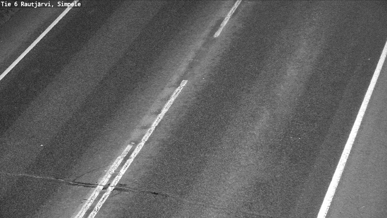 Weather Camera Image Väg 6 Rautjärvi, Simpele, Rautjärvi, Etelä-Karjala