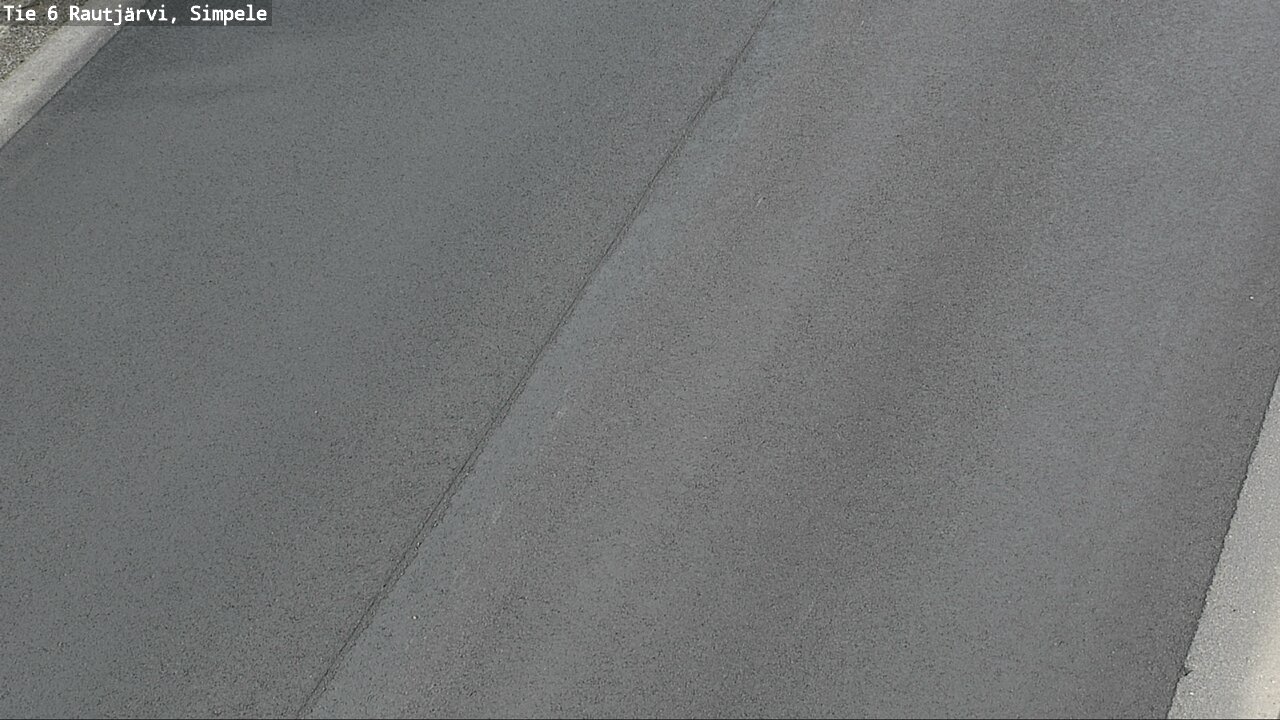 Weather Camera Image Väg 6 Rautjärvi, Simpele, Rautjärvi, Etelä-Karjala