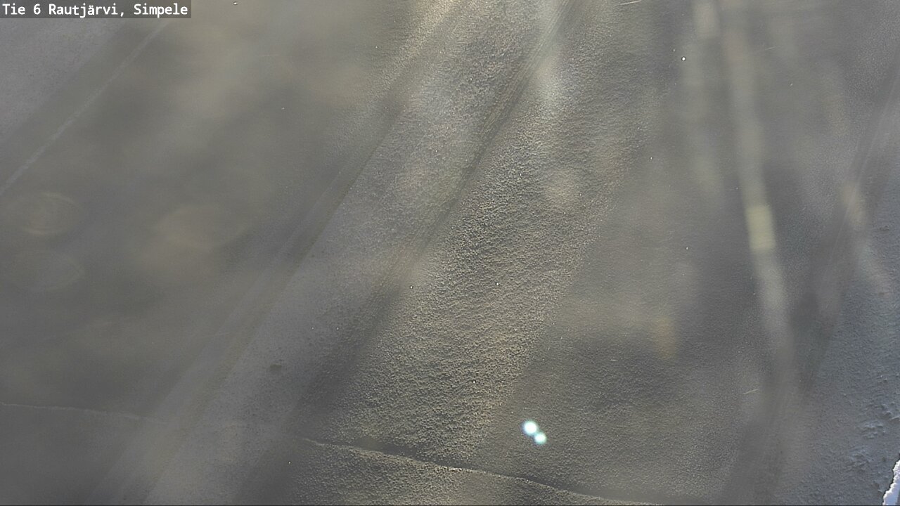 Weather Camera Image Väg 6 Rautjärvi, Simpele, Rautjärvi, Etelä-Karjala