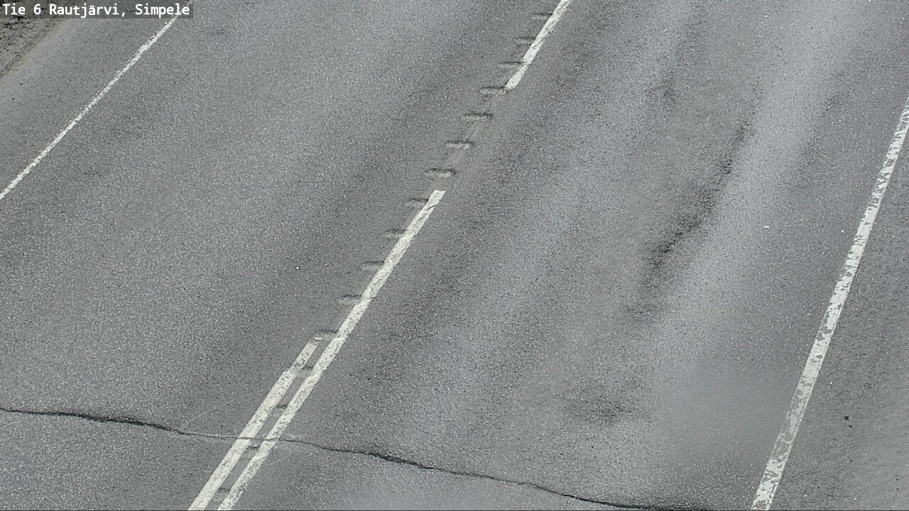 Weather Camera Image Road 6 Rautjärvi, Simpele, Rautjärvi, Etelä-Karjala