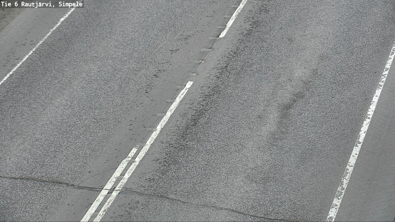 Weather Camera Image Road 6 Rautjärvi, Simpele, Rautjärvi, Etelä-Karjala