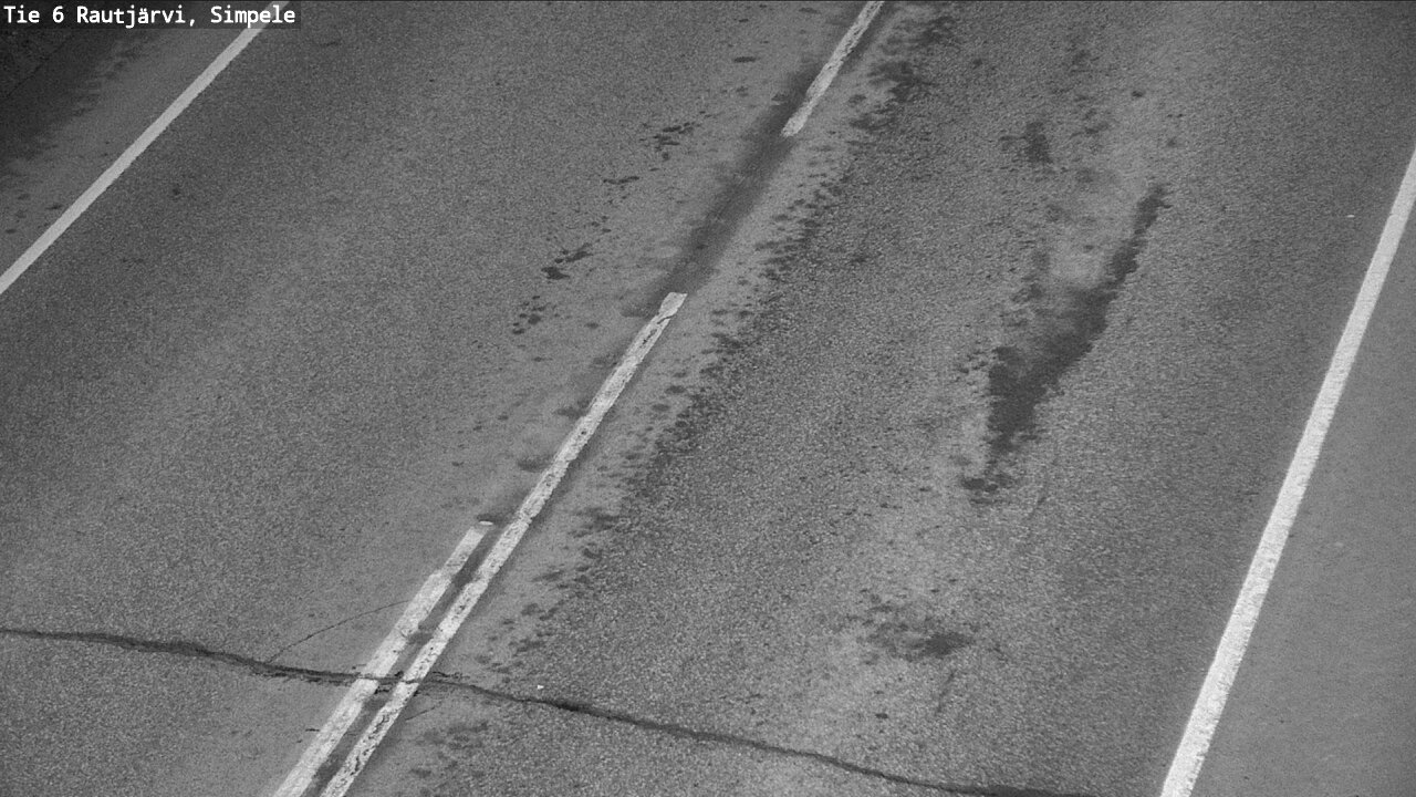Weather Camera Image Väg 6 Rautjärvi, Simpele, Rautjärvi, Etelä-Karjala