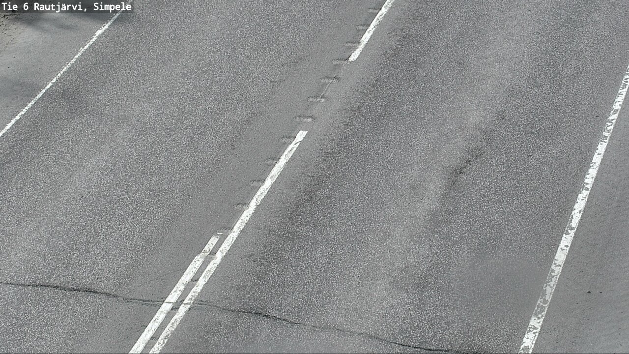 Weather Camera Image Road 6 Rautjärvi, Simpele, Rautjärvi, Etelä-Karjala