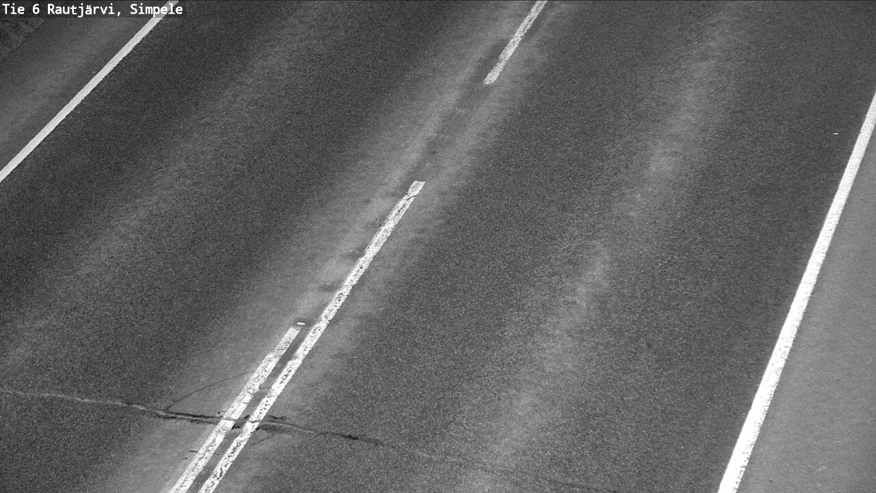 Weather Camera Image Väg 6 Rautjärvi, Simpele, Rautjärvi, Etelä-Karjala