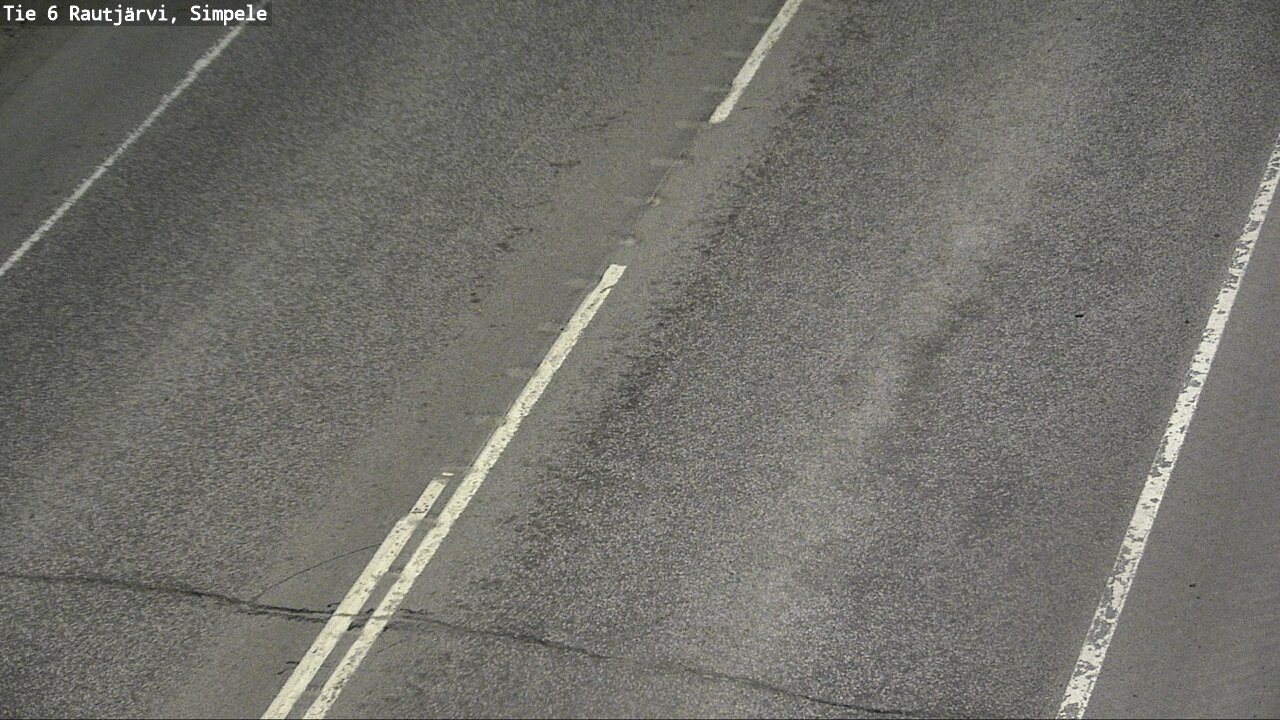 Weather Camera Image Road 6 Rautjärvi, Simpele, Rautjärvi, Etelä-Karjala