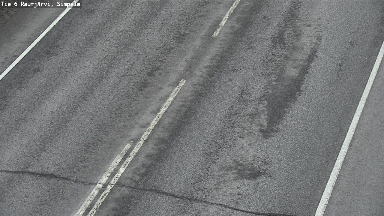 Weather Camera Image Väg 6 Rautjärvi, Simpele, Rautjärvi, Etelä-Karjala