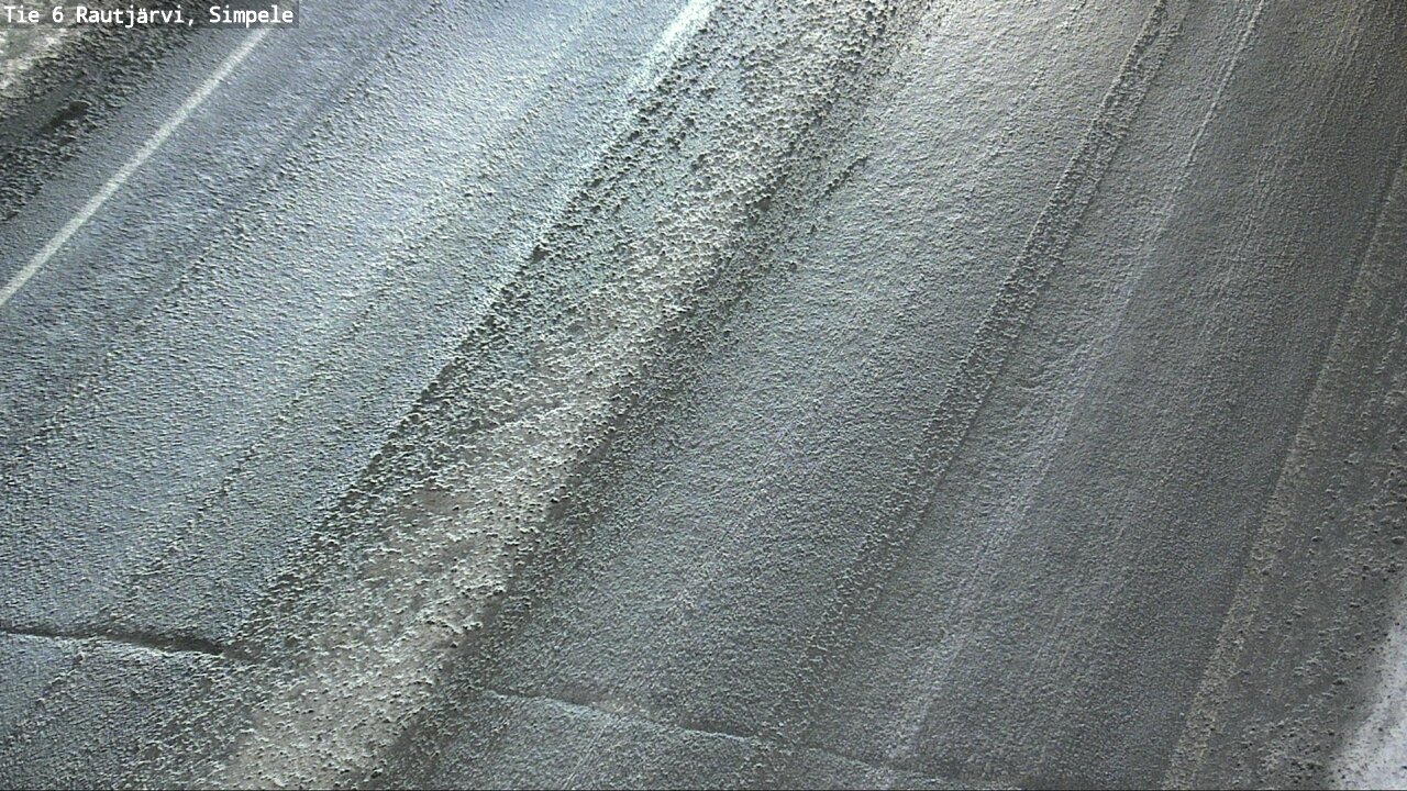 Weather Camera Image Road 6 Rautjärvi, Simpele, Rautjärvi, Etelä-Karjala
