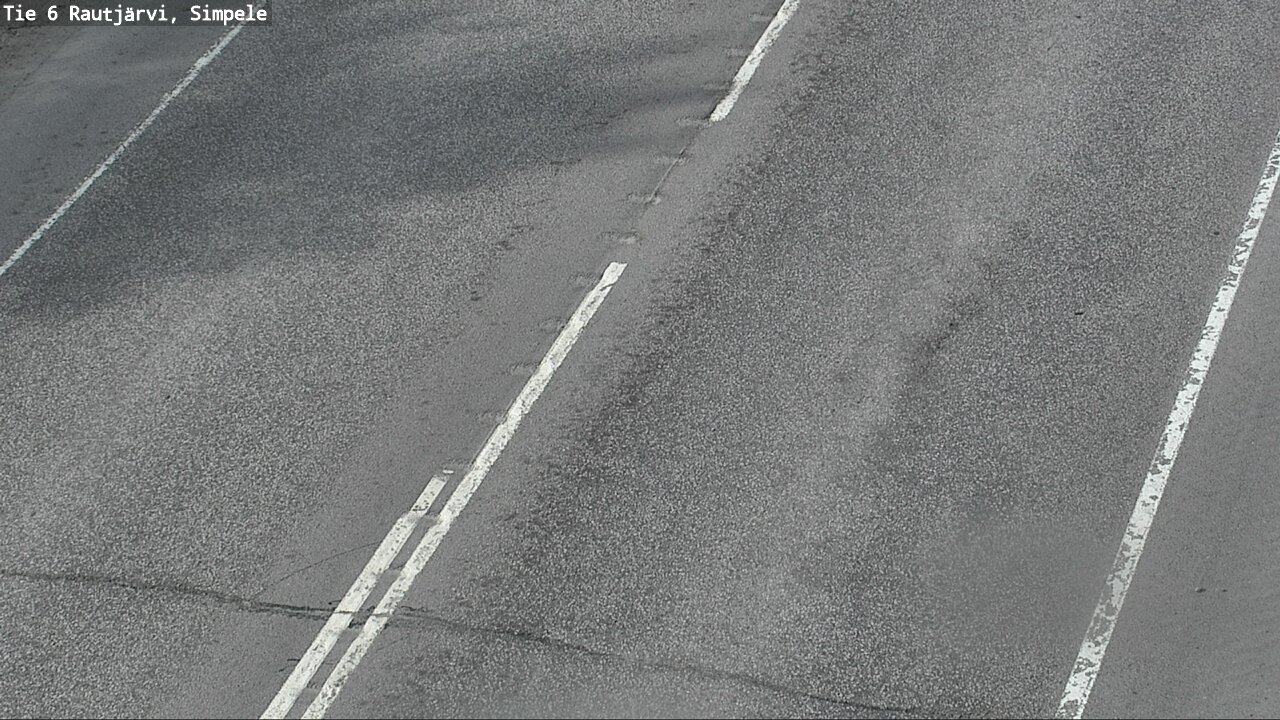 Weather Camera Image Road 6 Rautjärvi, Simpele, Rautjärvi, Etelä-Karjala