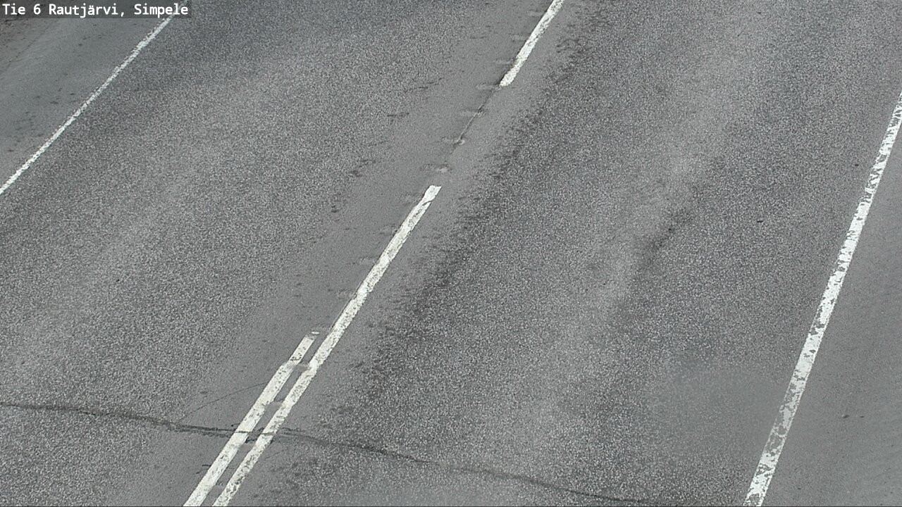 Weather Camera Image Road 6 Rautjärvi, Simpele, Rautjärvi, Etelä-Karjala