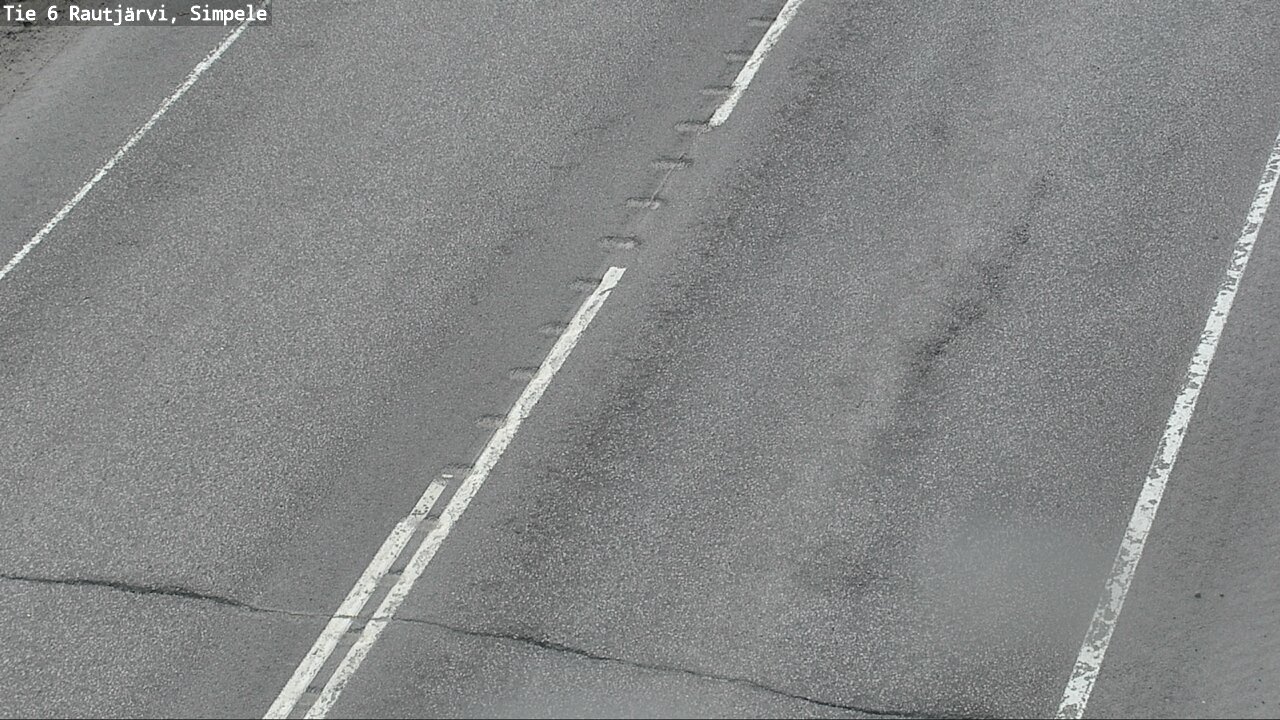 Weather Camera Image Road 6 Rautjärvi, Simpele, Rautjärvi, Etelä-Karjala