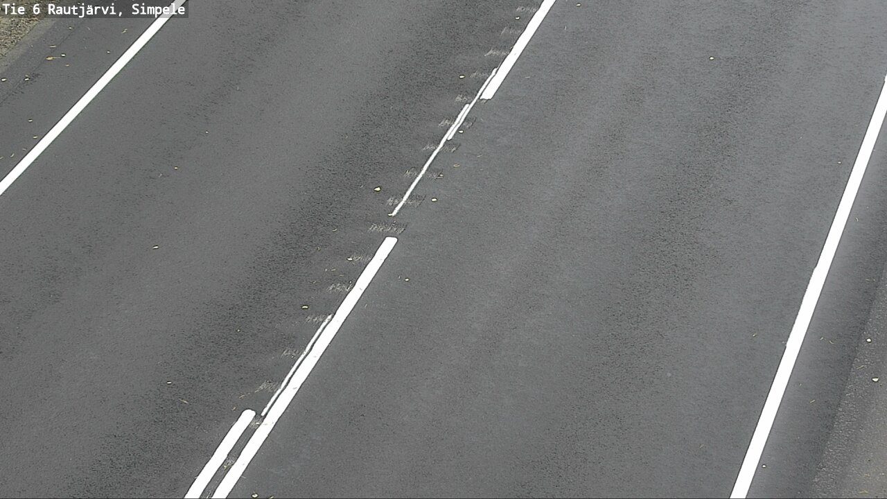 Weather Camera Image Road 6 Rautjärvi, Simpele, Rautjärvi, Etelä-Karjala