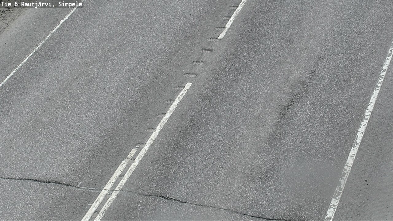 Weather Camera Image Väg 6 Rautjärvi, Simpele, Rautjärvi, Etelä-Karjala