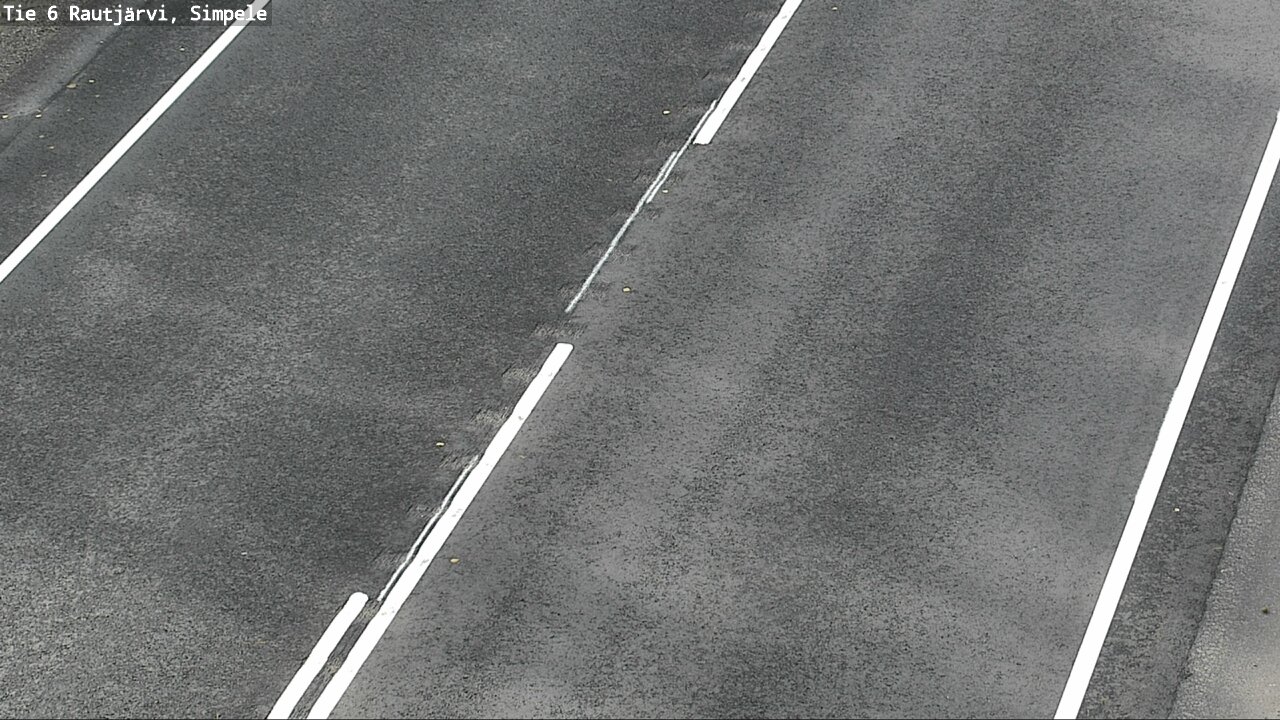 Weather Camera Image Road 6 Rautjärvi, Simpele, Rautjärvi, Etelä-Karjala