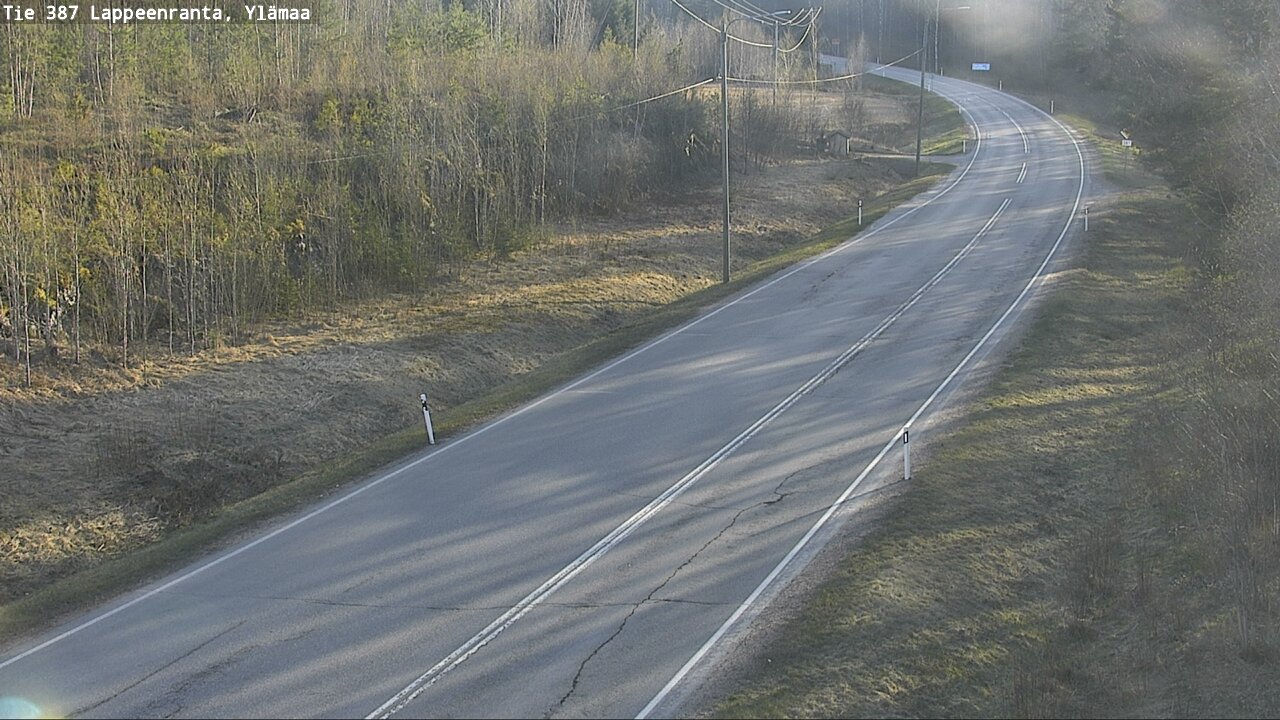 Weather Camera Image Väg 387 Villmarstrand, Ylämaa, Lappeenranta, Etelä-Karjala