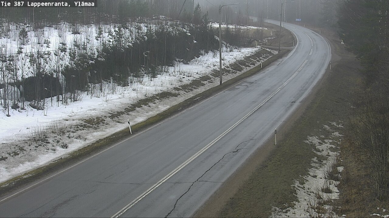 Weather Camera Image Road 387 Lappeenranta, Ylämaa, Lappeenranta, Etelä-Karjala