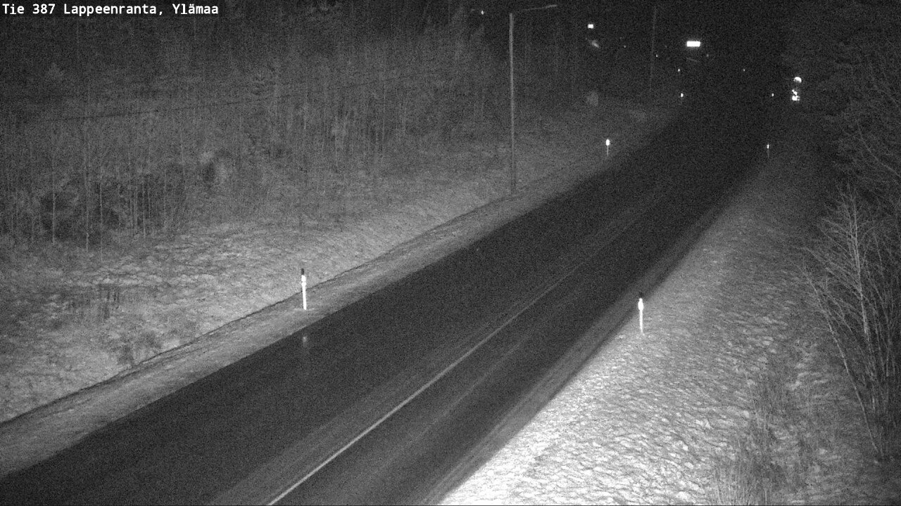 Weather Camera Image Väg 387 Villmarstrand, Ylämaa, Lappeenranta, Etelä-Karjala