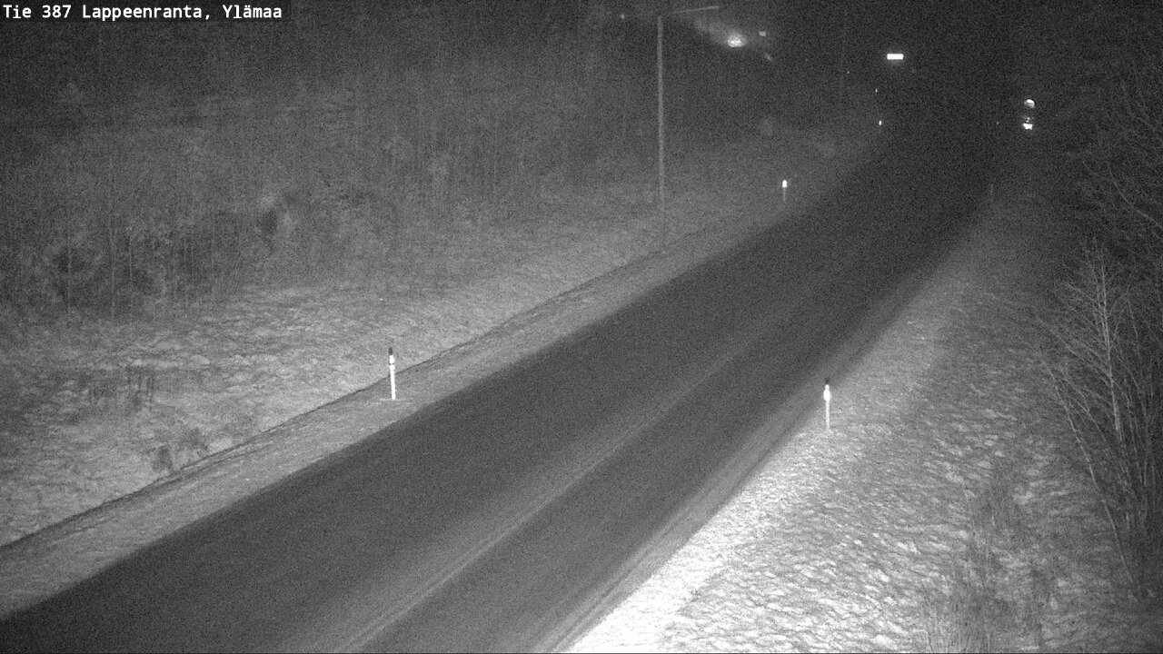 Weather Camera Image Väg 387 Villmarstrand, Ylämaa, Lappeenranta, Etelä-Karjala