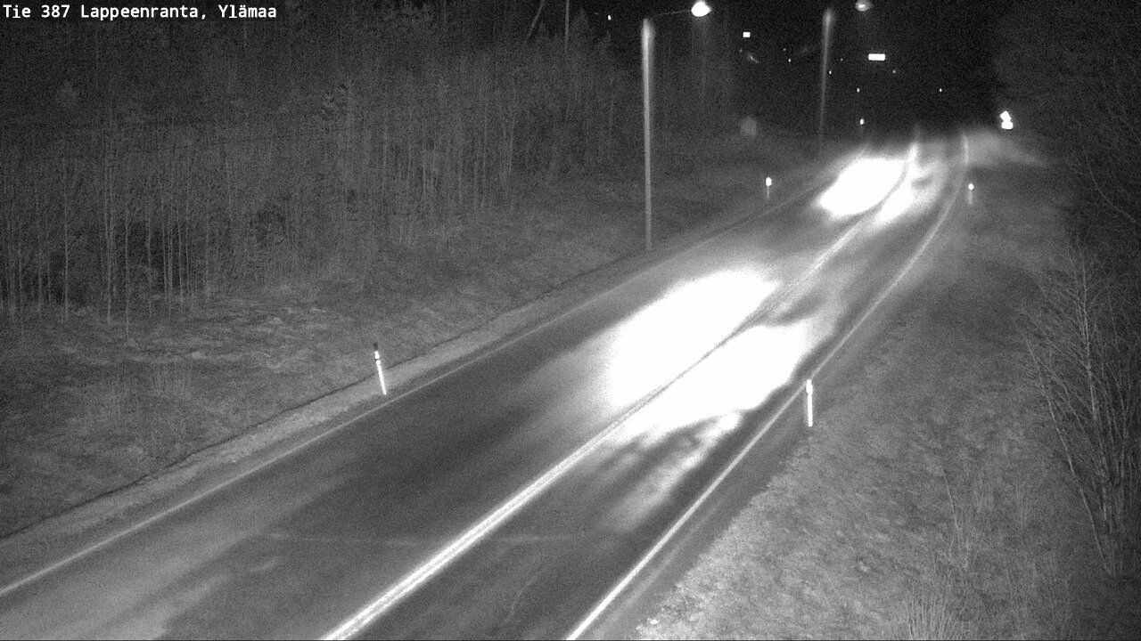 Weather Camera Image Väg 387 Villmarstrand, Ylämaa, Lappeenranta, Etelä-Karjala