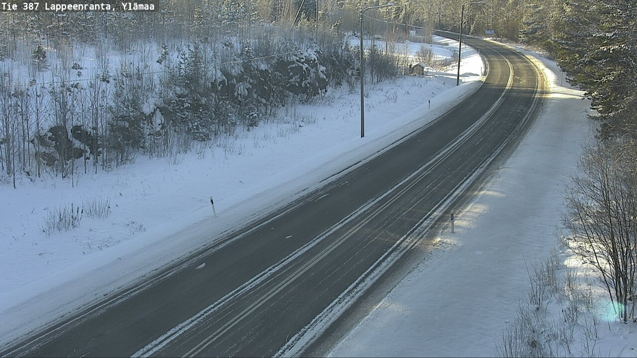 Weather Camera Image Road 387 Lappeenranta, Ylämaa, Lappeenranta, Etelä-Karjala