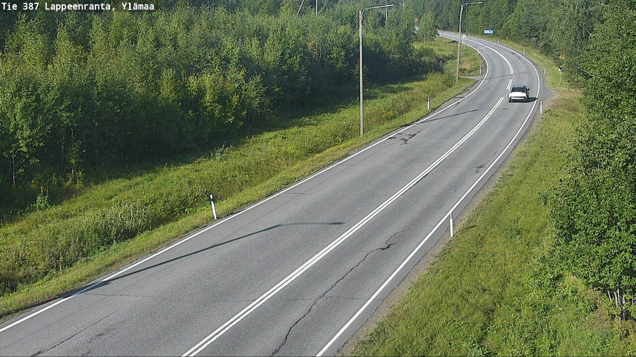 Weather Camera Image Road 387 Lappeenranta, Ylämaa, Lappeenranta, Etelä-Karjala