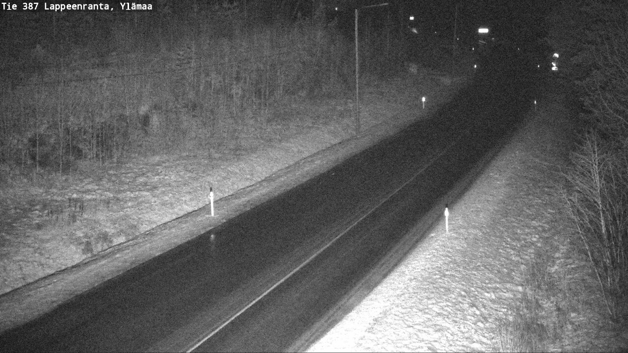 Weather Camera Image Väg 387 Villmarstrand, Ylämaa, Lappeenranta, Etelä-Karjala