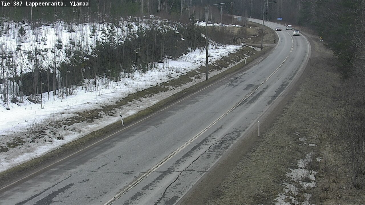 Weather Camera Image Road 387 Lappeenranta, Ylämaa, Lappeenranta, Etelä-Karjala