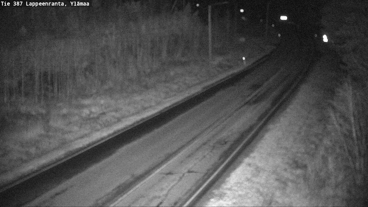 Weather Camera Image Väg 387 Villmarstrand, Ylämaa, Lappeenranta, Etelä-Karjala