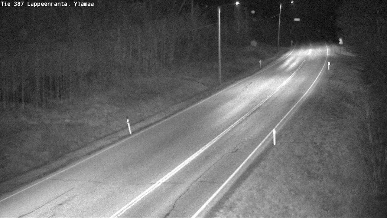 Weather Camera Image Road 387 Lappeenranta, Ylämaa, Lappeenranta, Etelä-Karjala