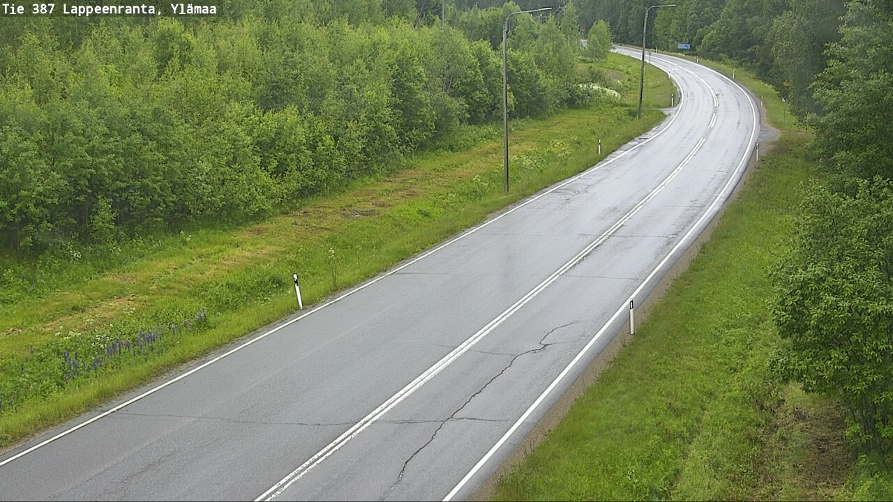 Weather Camera Image Road 387 Lappeenranta, Ylämaa, Lappeenranta, Etelä-Karjala