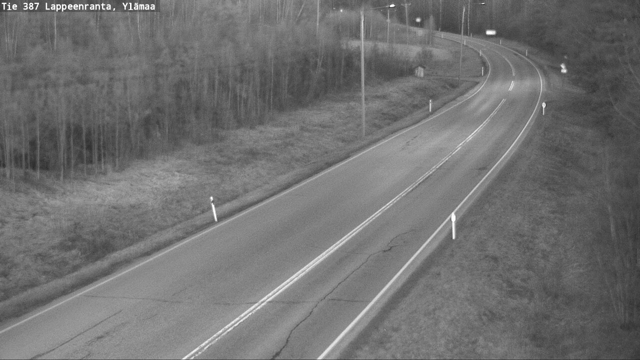 Weather Camera Image Road 387 Lappeenranta, Ylämaa, Lappeenranta, Etelä-Karjala