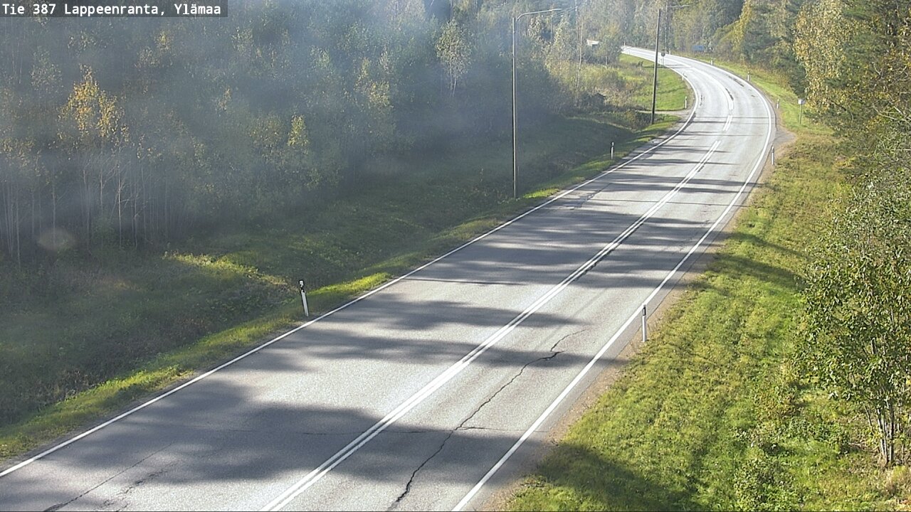 Weather Camera Image Road 387 Lappeenranta, Ylämaa, Lappeenranta, Etelä-Karjala