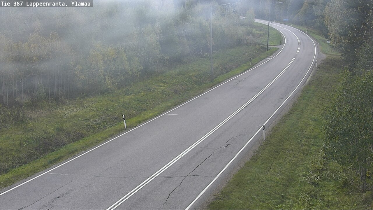Weather Camera Image Road 387 Lappeenranta, Ylämaa, Lappeenranta, Etelä-Karjala
