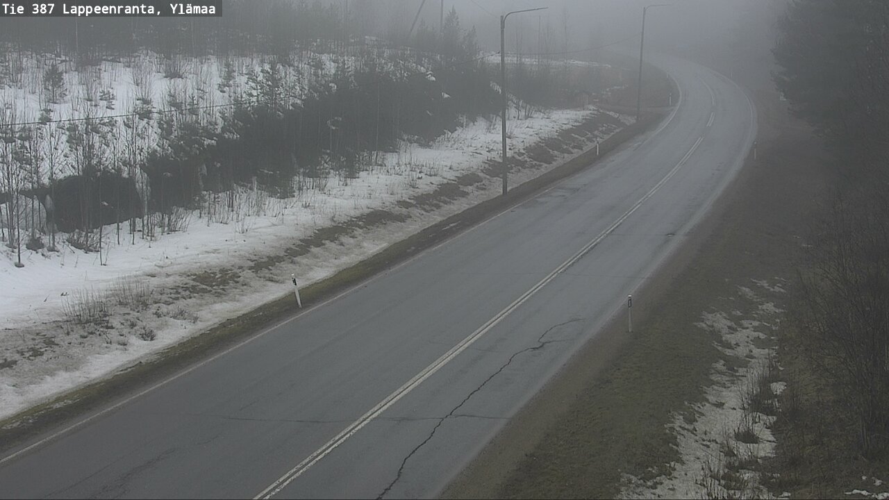 Weather Camera Image Road 387 Lappeenranta, Ylämaa, Lappeenranta, Etelä-Karjala