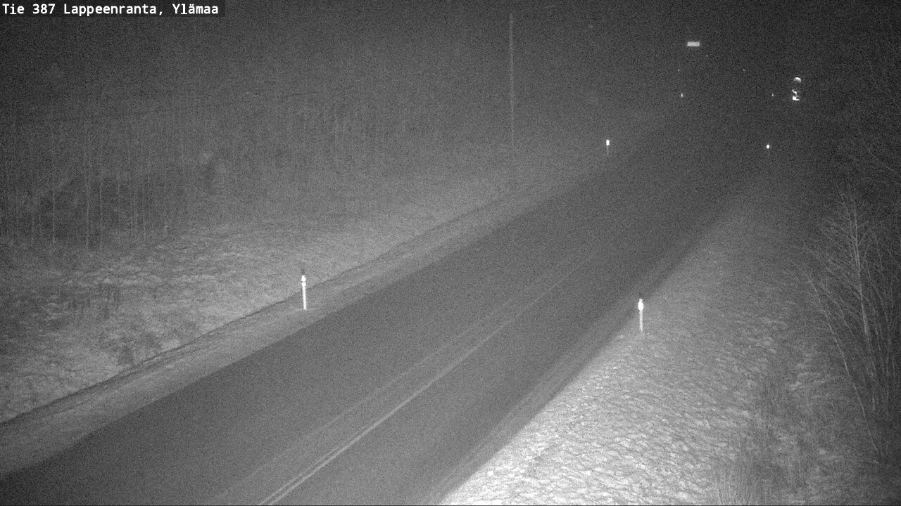 Weather Camera Image Väg 387 Villmarstrand, Ylämaa, Lappeenranta, Etelä-Karjala