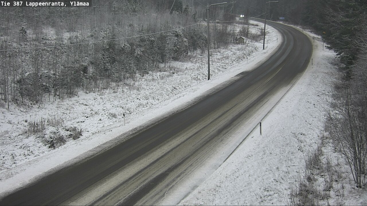 Weather Camera Image Väg 387 Villmarstrand, Ylämaa, Lappeenranta, Etelä-Karjala