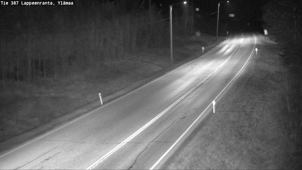Weather Camera Image Road 387 Lappeenranta, Ylämaa, Lappeenranta, Etelä-Karjala
