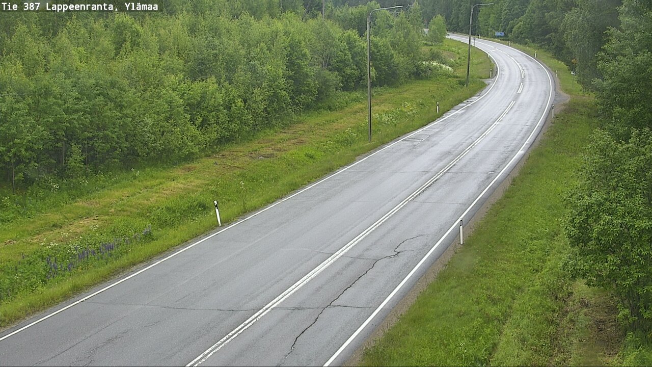 Weather Camera Image Road 387 Lappeenranta, Ylämaa, Lappeenranta, Etelä-Karjala