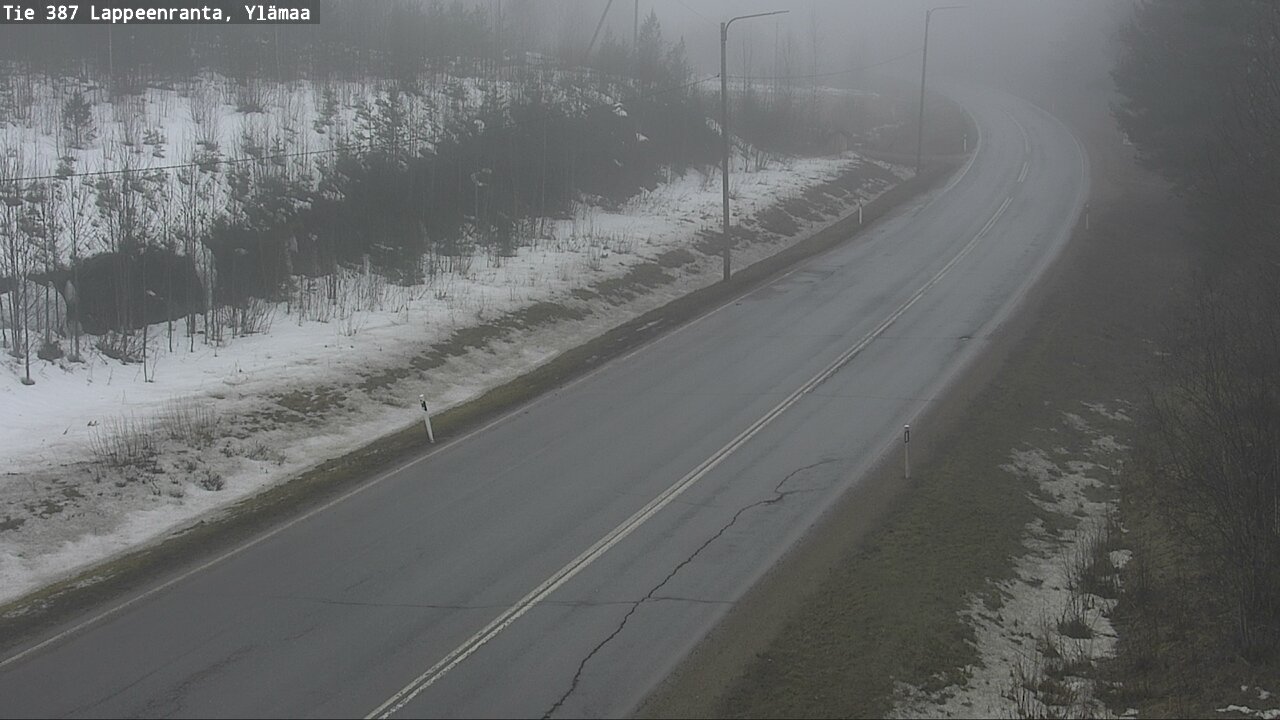 Weather Camera Image Road 387 Lappeenranta, Ylämaa, Lappeenranta, Etelä-Karjala