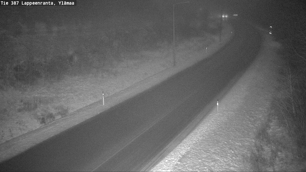 Weather Camera Image Väg 387 Villmarstrand, Ylämaa, Lappeenranta, Etelä-Karjala
